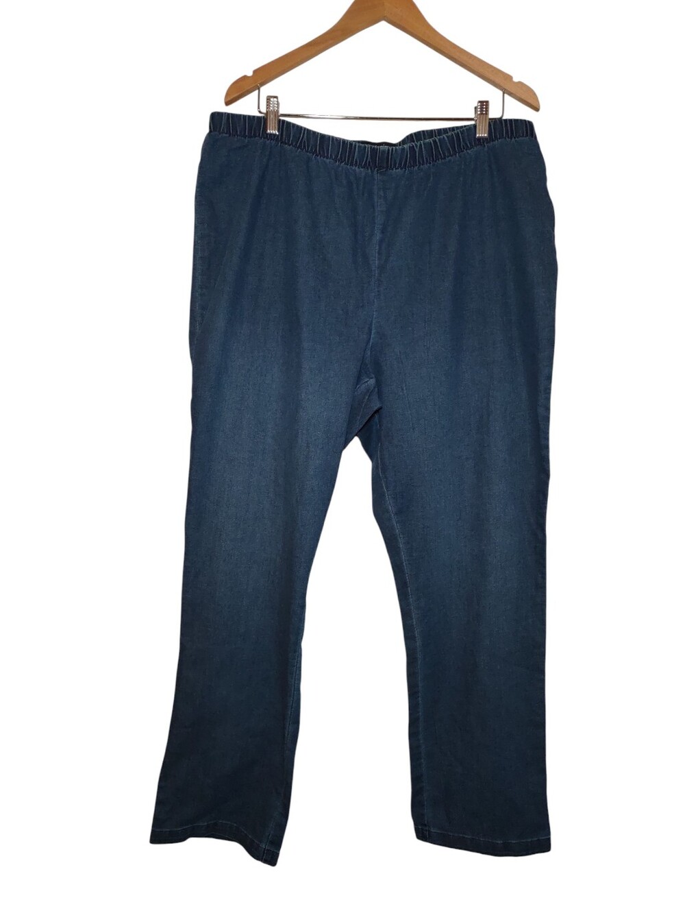 Denim 24/7 Pull-On Denim Jeans Size: 24W